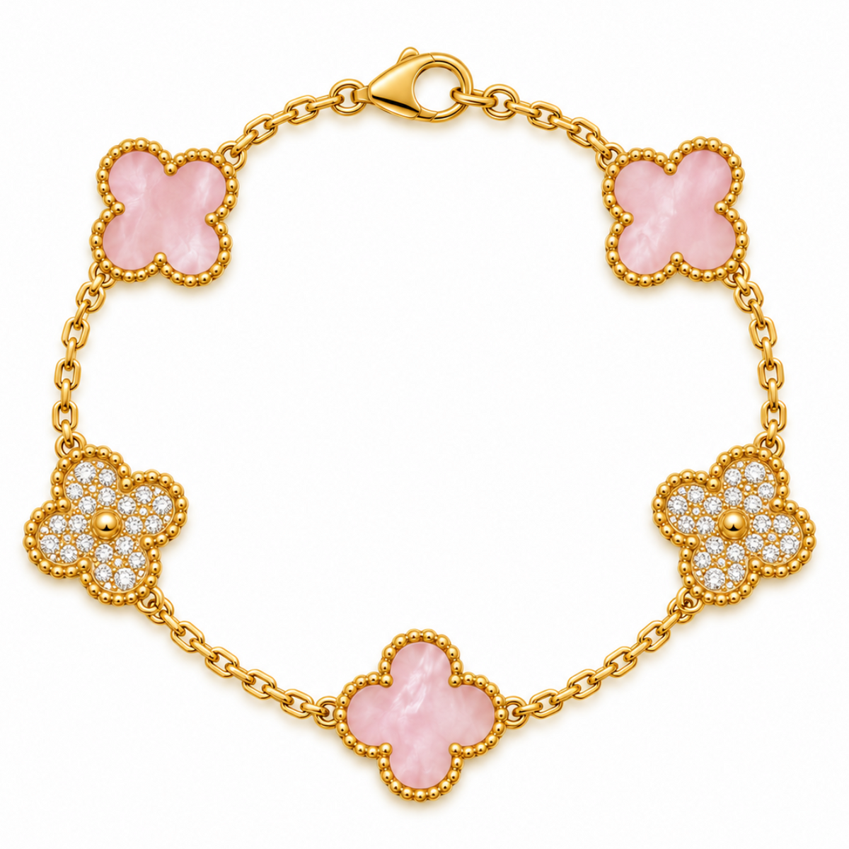 Bracelet Jasmine Rose strass