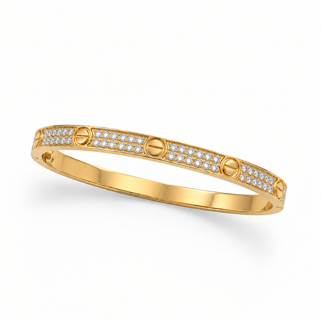 Bracelet jonc Amour épais
