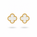 Boucles d'oreilles Jasmine Blanc