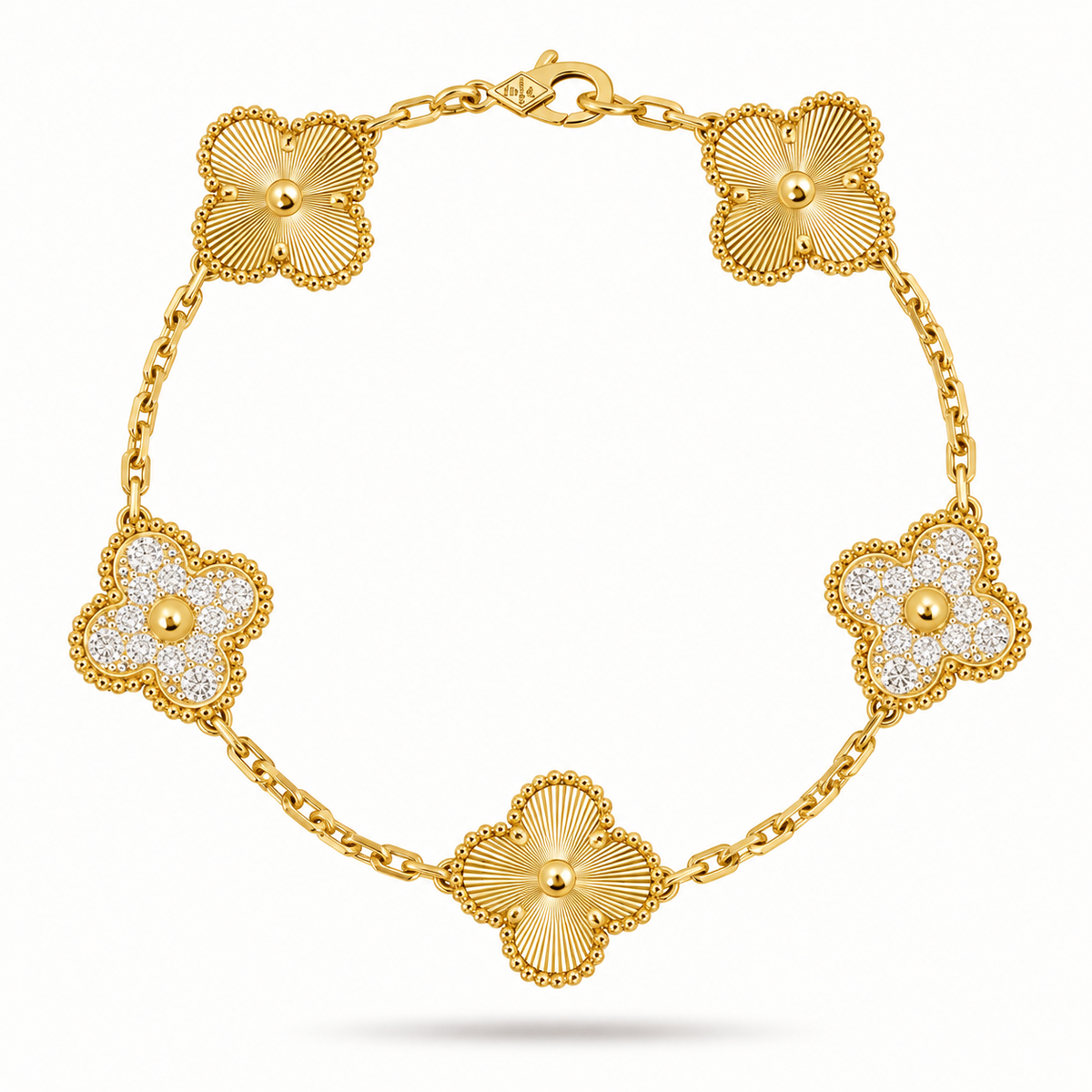 Bracelet Jasmine gold strass