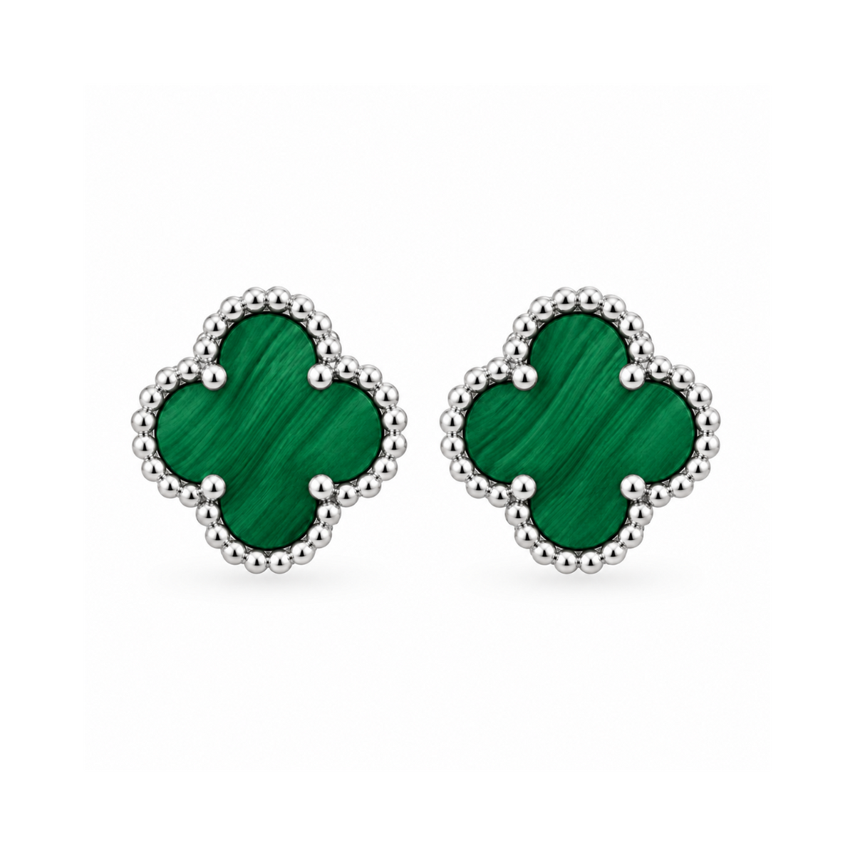 Boucles d'oreilles Jasmine Émeraude