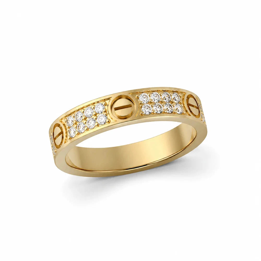 Bague Amour strass