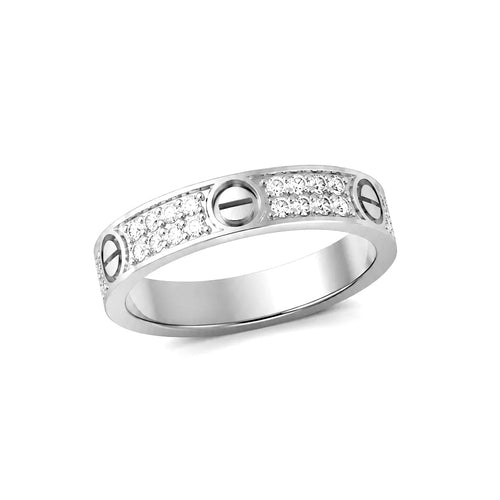 Bague Amour strass