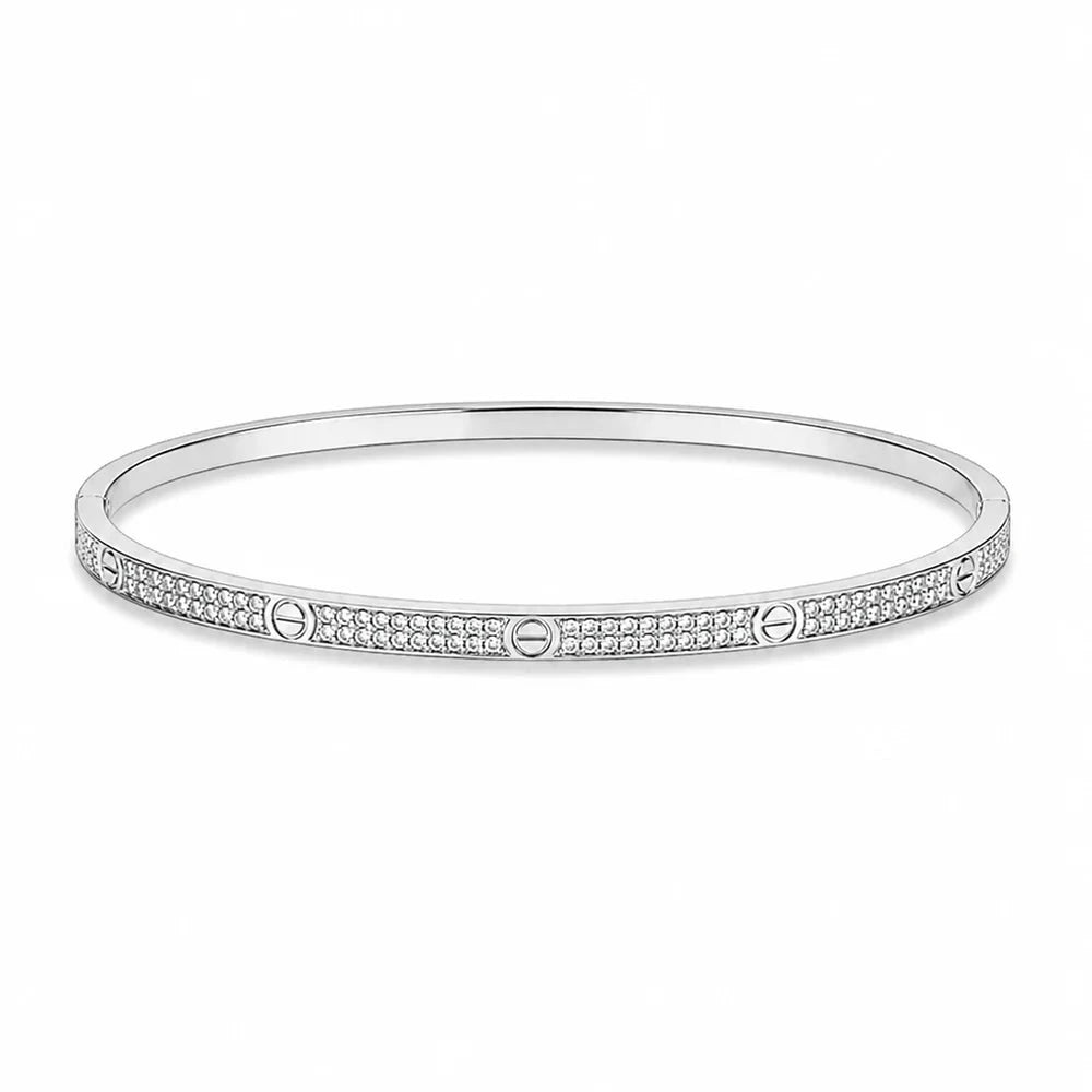 Bracelet jonc Amour fin